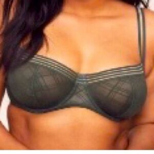 Adore Me Dark Green Bra